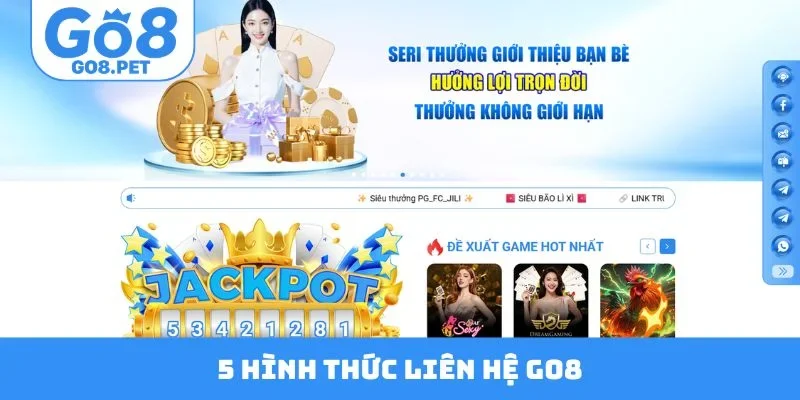 5 hình thức liên hệ Go8 xanh chín