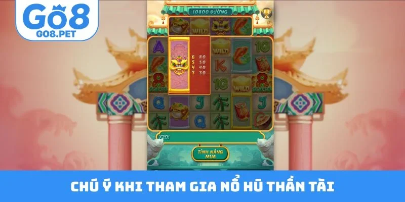 Chú ý cần nhớ khi tham gia nổ hũ thần tài
