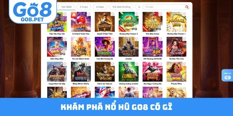 Khám phá nổ hũ GO8 có gì?
